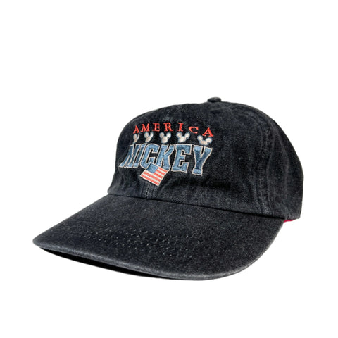 Vintage 90's Mickey Mouse America Denim Sample Hat