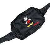 Vintage 90's Mickey Mouse Black Embroidered Fanny Pack