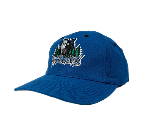 Vintage 90's Minnesota Timberwolves Puma NBA Snapback Hat