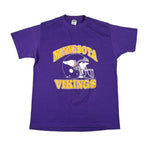 Vintage 90's Minnesota Vikings Helmet Graphic T-Shirt