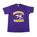 Vintage 90's Minnesota Vikings Helmet Graphic T-Shirt
