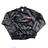 Vintage 90's NASCAR Black Satin Bomber Jacket