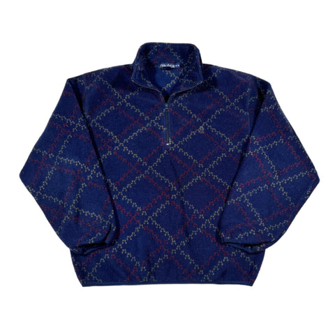 Vintage 90's Nautica Nautech 1/4 Zip Fleece Sweatshirt