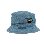 Vintage 90's Nautica Two-Tone Denim Sample Bucket Hat