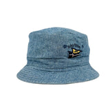 Vintage 90's Nautica Two-Tone Denim Sample Bucket Hat