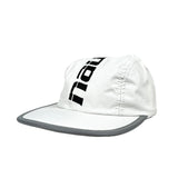 Vintage 90's Nautica White Reflective 3M Strapback Sample Hat