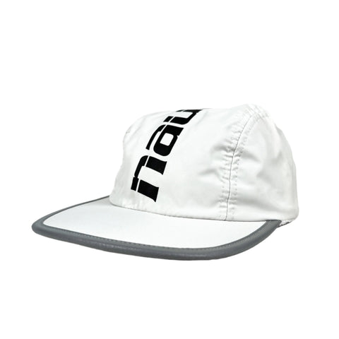 Vintage 90's Nautica White Reflective 3M Strapback Sample Hat