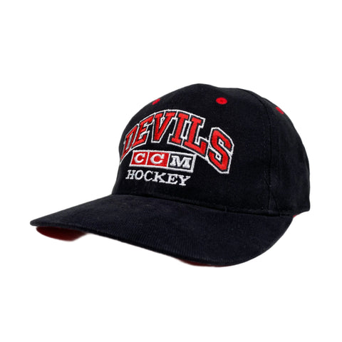 Vintage 90's New Jersey Devils CCM NHL Ice Hockey Hat