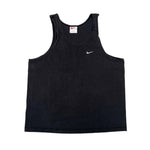 Vintage 90's Nike Black USA-Made Mini Swoosh Tank Top T-Shirt