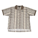 Patterned shirt on a white background