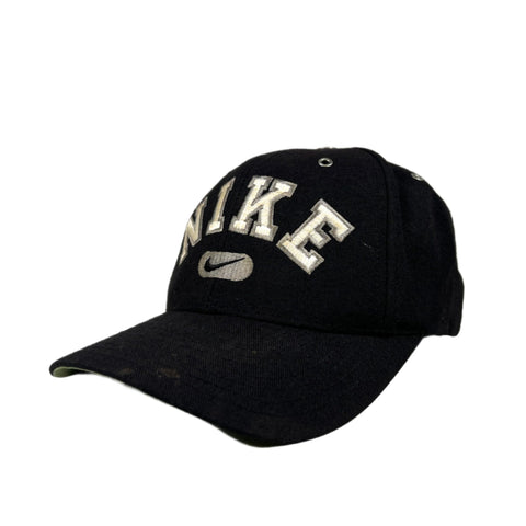 Vintage 90's Nike Spellout Black 6-Panel Hat