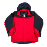 Vintage 90's North Face Hyvent Red Black Jacket