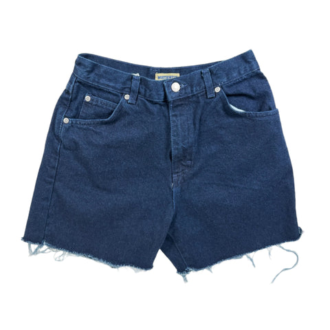 Vintage 90's Northwest Blue High-Waisted Denim Cutoff Shorts
