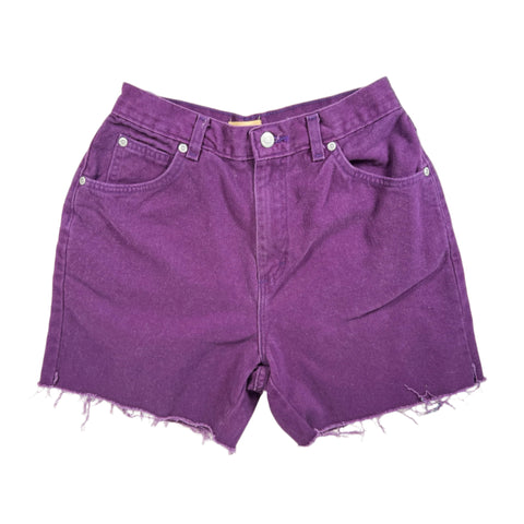 Vintage 90's Northwest Blue High-Waisted Purple Denim Shorts