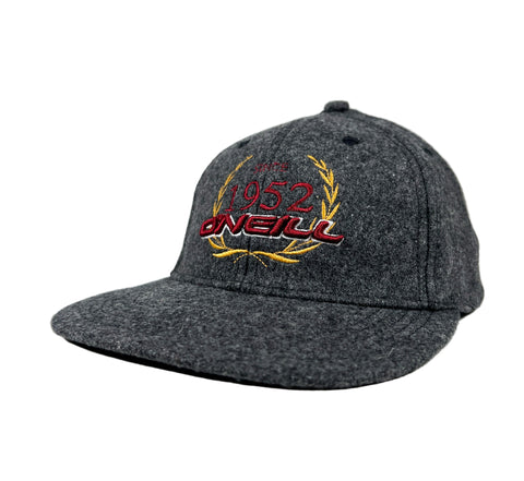 Vintage 90's O’Neill 1952 Gray Wool Surf Snapback Hat