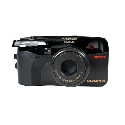 Vintage 90's Olympus SuperZoom 3500 DLX Film Camera