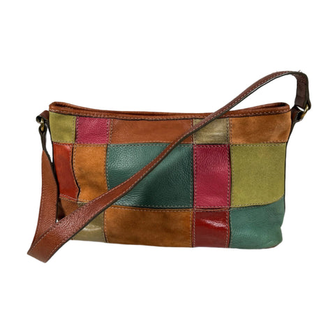 Vintage 90's Patchwork Shoulder Bag Purse