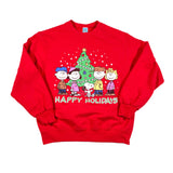 Vintage 90's Peanuts Happy Holidays Crewneck Sweatshirt