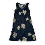 Vintage 90's Peppermint Bay Tropical Fish Print Rayon Tank Dress