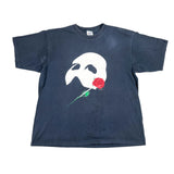 Vintage 90's Phantom of the Opera Mask & Rose Graphic T-Shirt