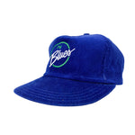 Vintage 90's Philip Morris Blues Cigarette Corduroy Hat