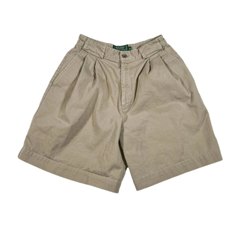 Vintage 90's Polo Country Women's Pleated Shorts