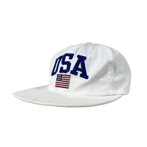 Vintage 90's Polo Sport Ralph Lauren USA Flag Hat