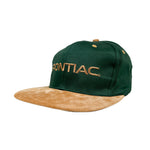 Vintage 90's Pontiac "Excitement" Suede Snapback Hat