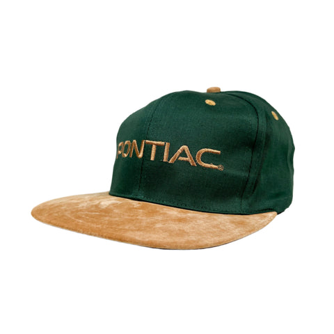Vintage 90's Pontiac "Excitement" Suede Snapback Hat