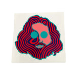 Vintage 90's Psychedelic Jerry Garcia Face Sticker