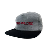 Vintage 90's Rail Link Railroad Snapback Hat