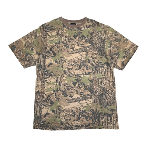 Vintage 90's Rattlers Brand Realtree Camo Pocket T-Shirt