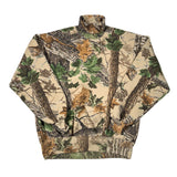 Camouflage-patterned pants on a white background