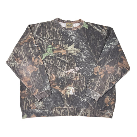 Camouflage-patterned pants on a white background