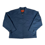Blue jacket on a white background