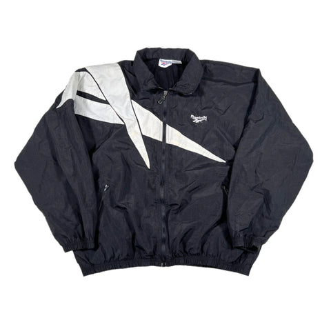 Vintage 90's Reebok Vector Logo Colorblock Windbreaker Jacket