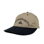 Vintage 90's Richmond Stump Co. Two-Tone Canvas Strapback Hat