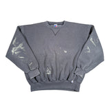 Vintage 90's Russell Athletic Paint Splatter Crewneck Sweatshirt