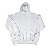 White sweatpants on a light gray background