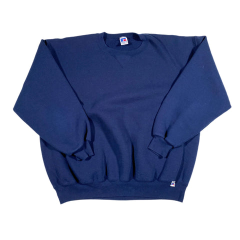 Vintage 90's Russell Athletics Navy Crewneck Sweatshirt