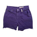 Vintage 90's Sasson High Rise Purple Cut-Off Denim Shorts