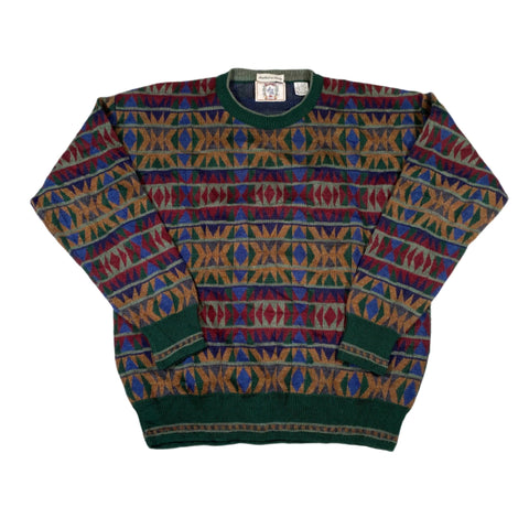 Vintage 90's Sears Italian Knit Aztec Sweater