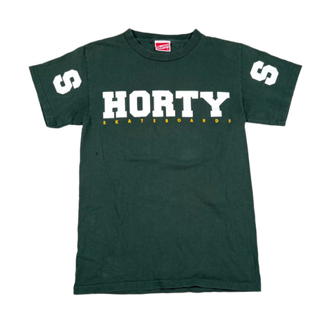 Vintage 90's Shorty’s Skateboards Spellout Varsity Graphic T-Shirt