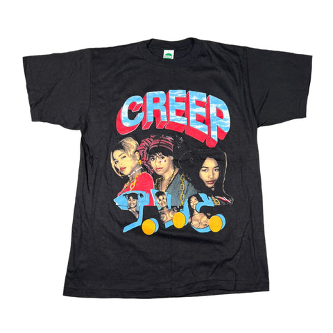 Vintage 90's TLC “Creep” Bootleg Rap Tee Crazy Sexy Cool Double-Sided T-Shirt