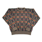 Vintage 90's TSR USA Textured Abstract Knit Sweater