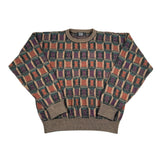 Vintage 90's TSR USA Textured Abstract Knit Sweater