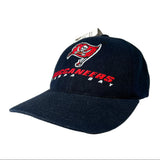 Navy blue cap with Tampa Bay Buccaneers logo on a white background