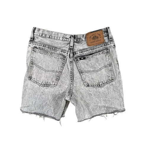 Vintage 90's The Great Plains Black Acid Wash Cutoff Shorts