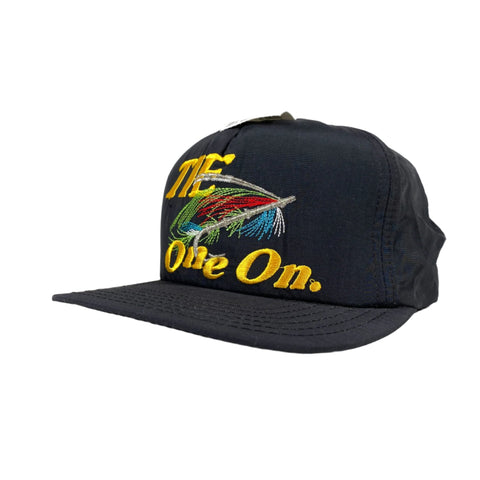 Vintage 90's Tie One On Fly Fishing Hat