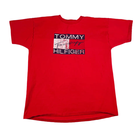 Vintage 90's Tommy Hilfiger Flag Logo T-Shirt